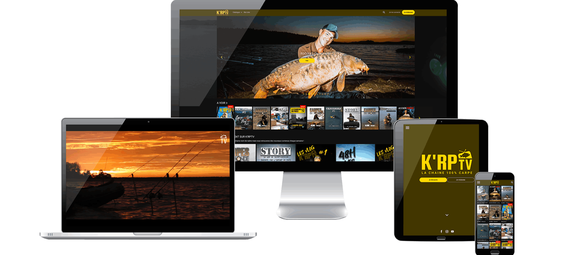 VOD Factory app in multiscreens