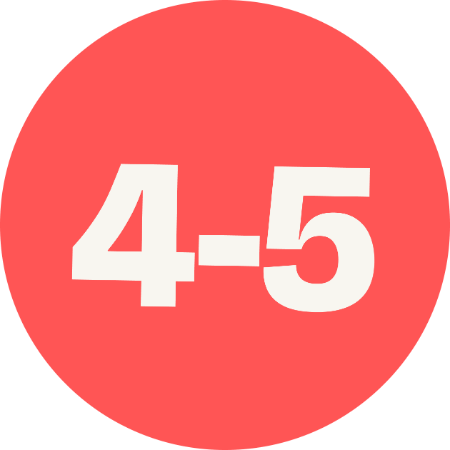 4 - 5