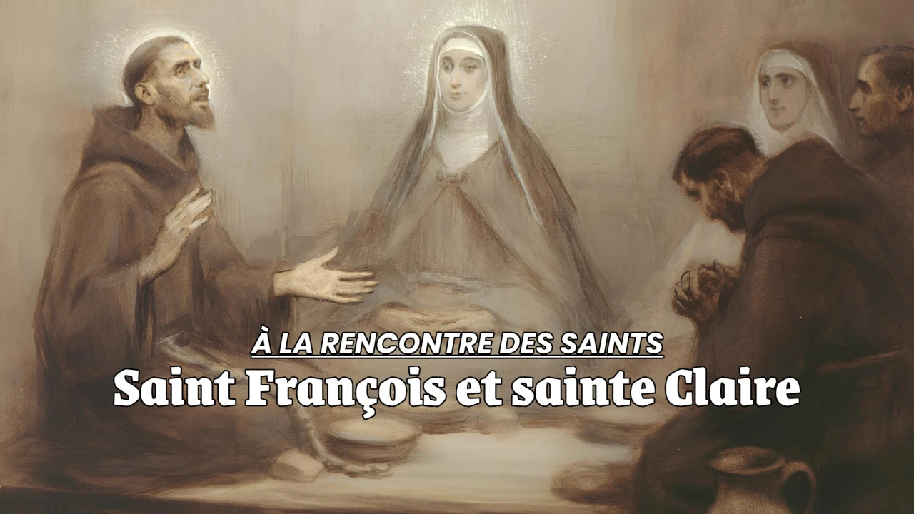À la rencontre des Saints - Saint François et Sainte Claire d'Assise