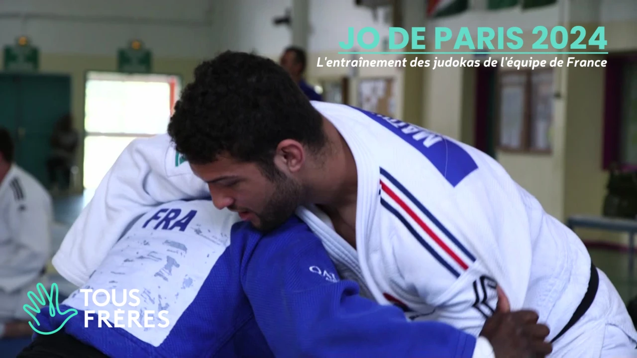 Jeux olympiques de Paris 2024 - L'entraînement des judokas de l'équipe de France