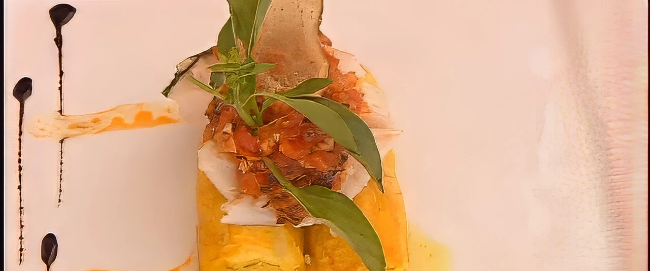 Une île, un accueil, une table à Tahiti - Ballotines de perroquet sur lit de feï