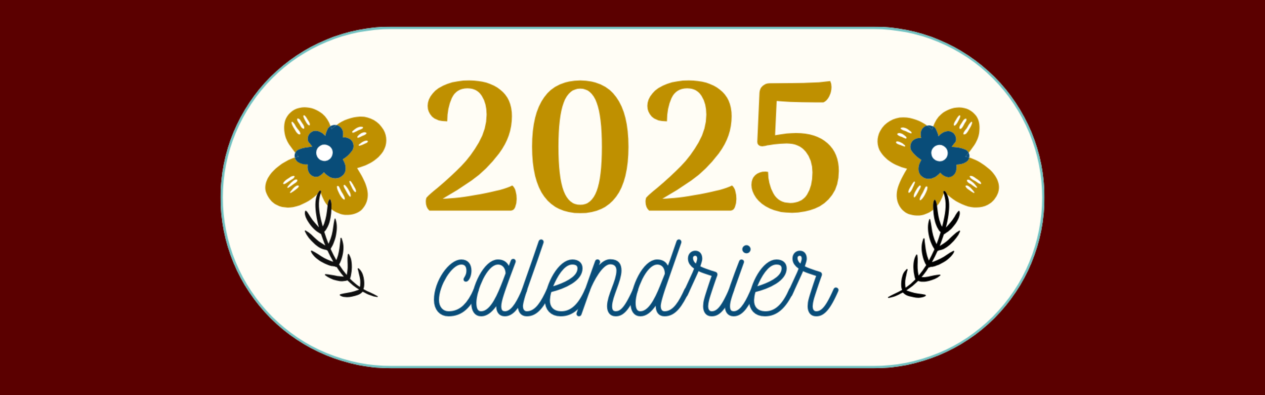 Calendrier Vidéo 2025