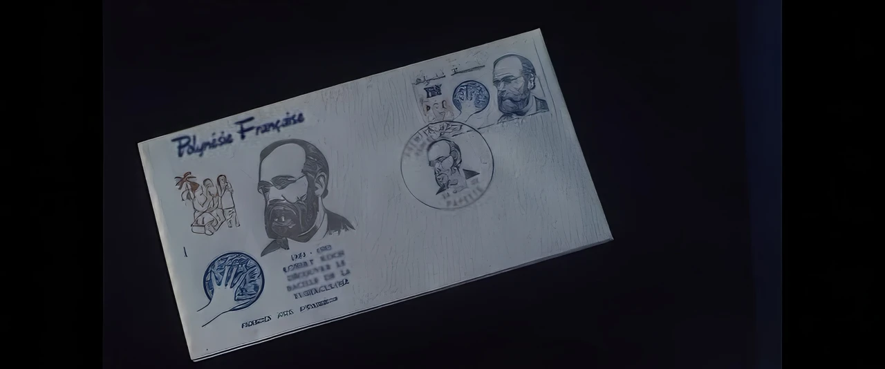 Philatélie à Tahiti - Timbre "1882-1982" Robert Koch découvre le bacille de la tuberculose