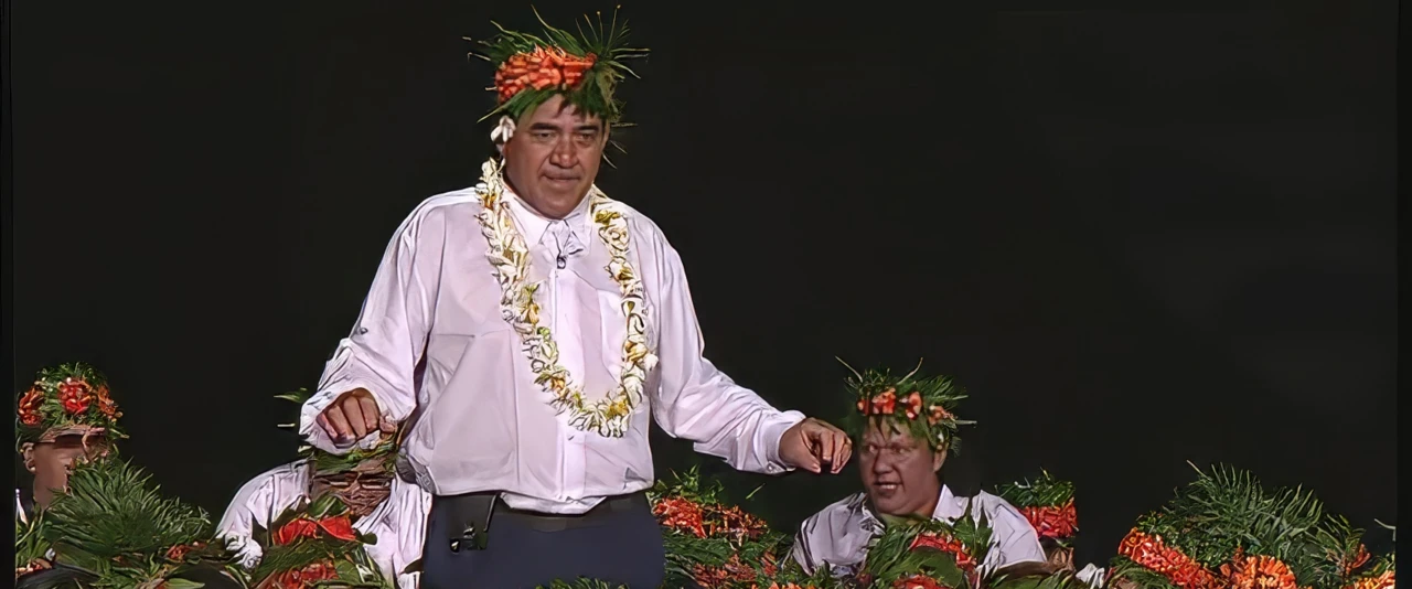 Heiva i Tahiti 2001 - Tamari'i Papara - Himene ruau