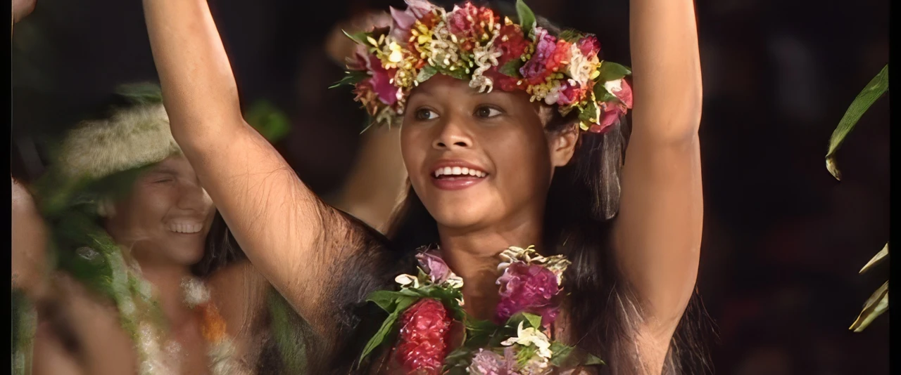 Heiva i Tahiti 1996 - Hei Tiare - 1er Prix Hura avatau