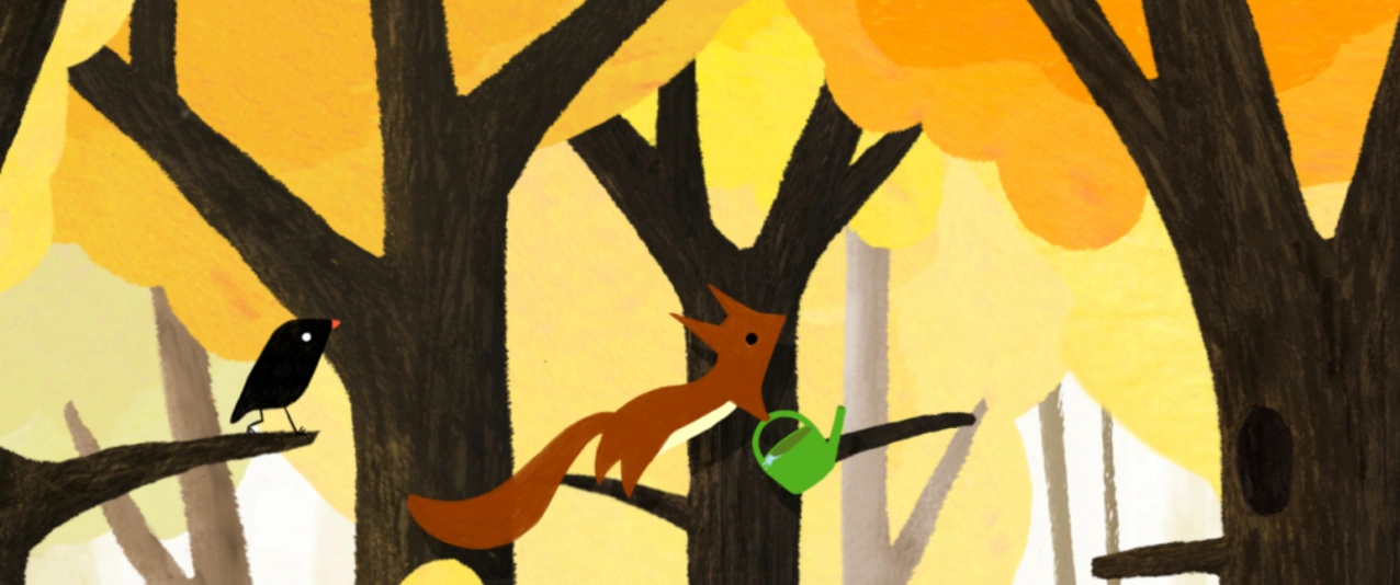 Le Petit Oiseau et l'Écureuil