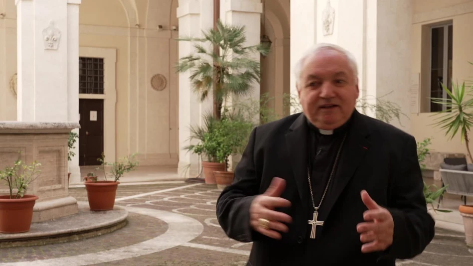 Le cardinal Aveline et le pape François