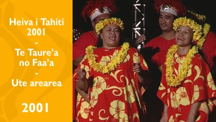 Heiva i Tahiti 2001 - Te Taure'a no Faa'a - Ute arearea