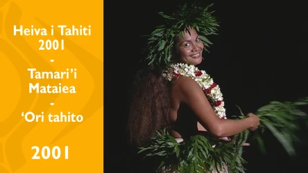 Heiva i Tahiti 2001 - Tamari'i Mataiea - Danseuse de 'Ori tahito