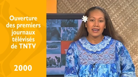 Ouverture des premiers journaux télévisés TNTV