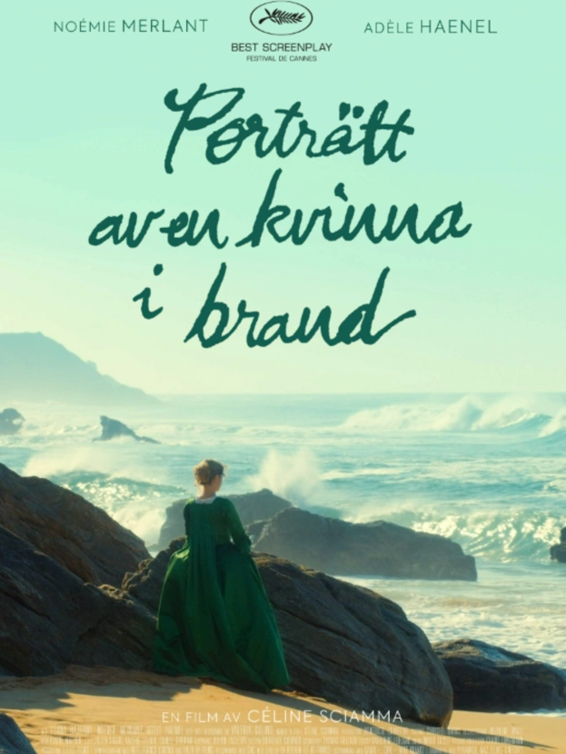 Porträtt av en kvinna i brand