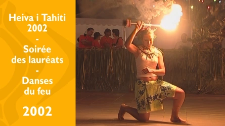 Heiva i Tahiti 2002 - Danses du feu sur l'esplanade