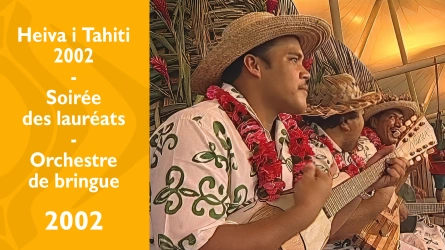 Heiva i Tahiti 2002 - Soirée des lauréats - Orchestre de bringue sur l'esplanade