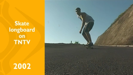 Skate longboard on TNTV
