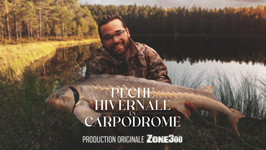 Pêche hivernale en carpodrome