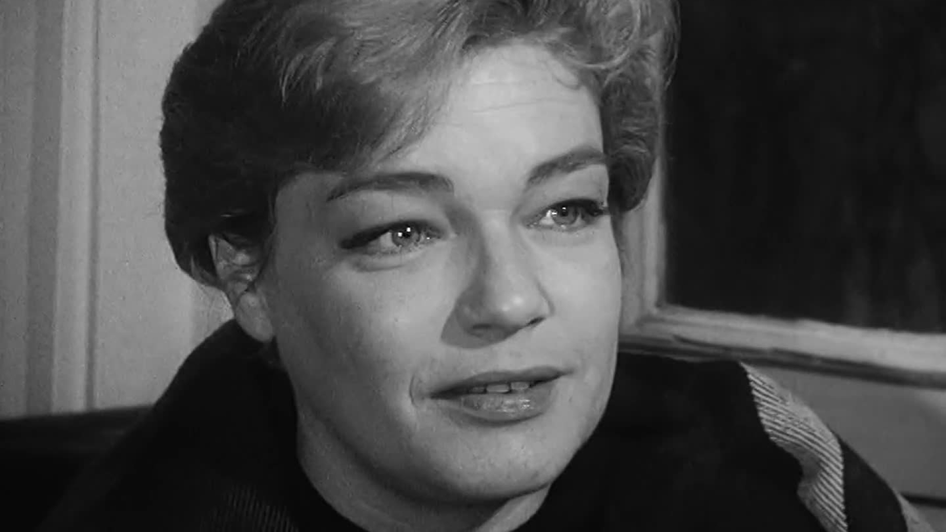 Solange Signoret Simone Signoret tracassée par