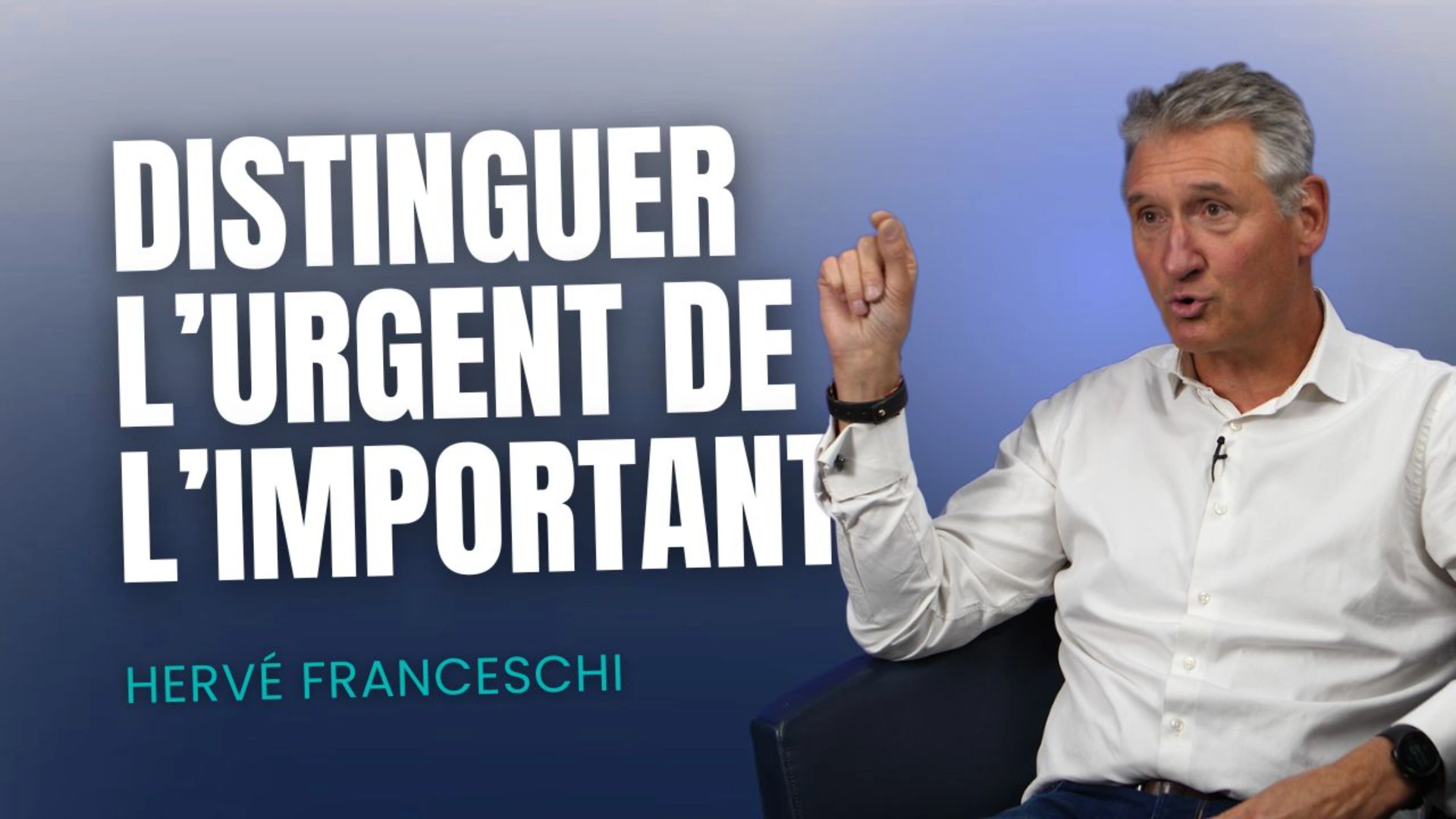 Distinguer l'urgent de l'important