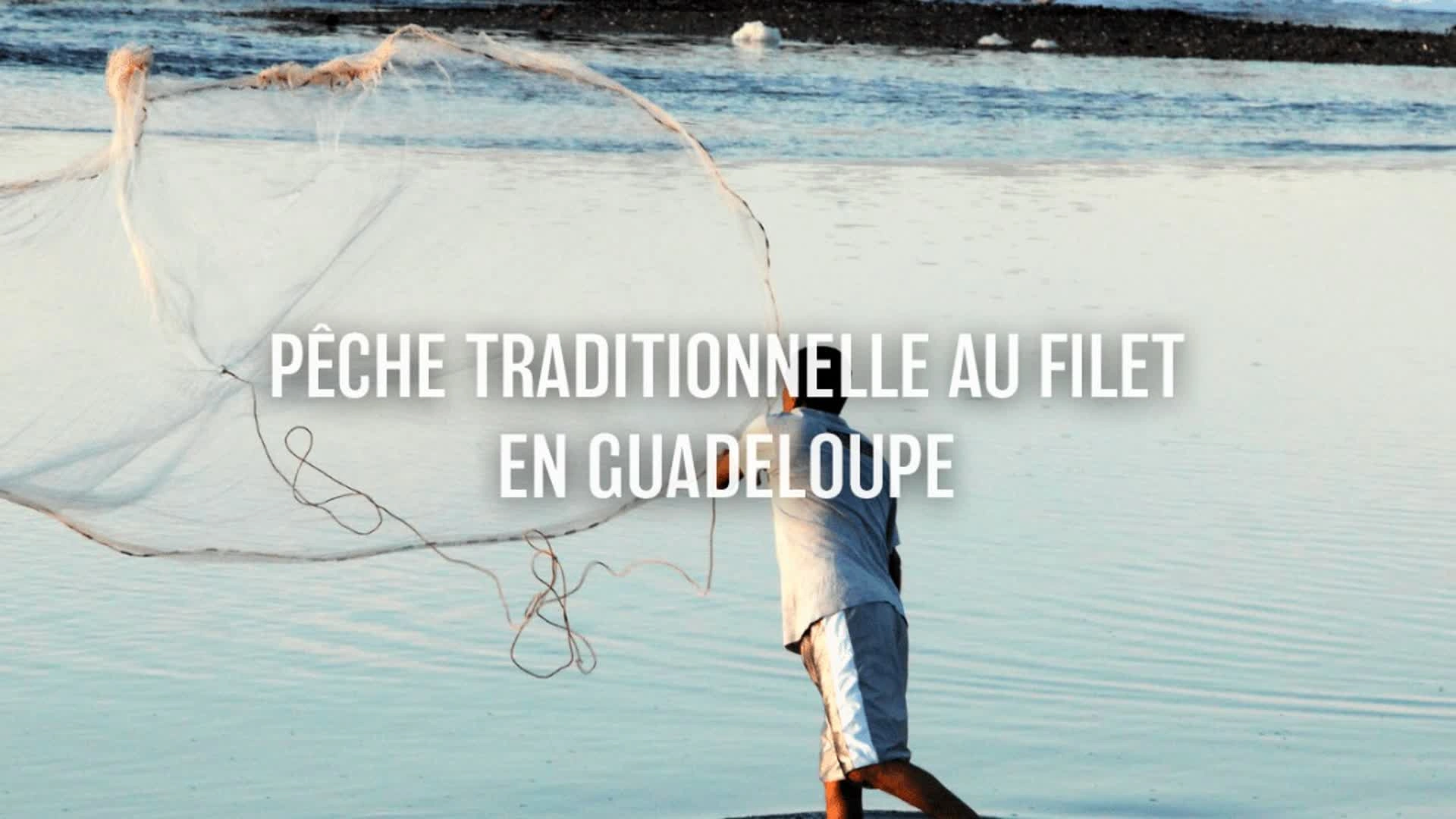 Pêche traditionnelle au filet en Guadeloupe