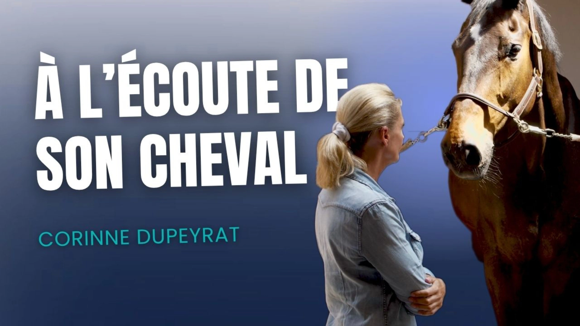 A l'écoute de son cheval