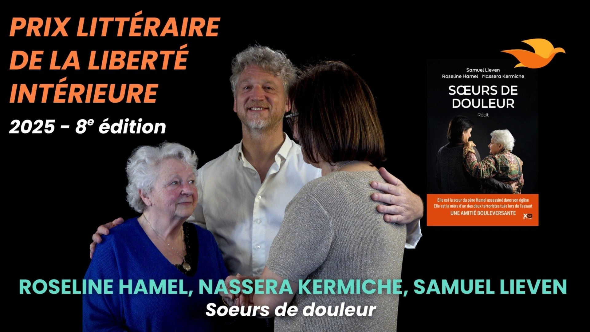 Prix littéraire de la liberté intérieure 2025 - Rencontre avec Samuel Lieven, Roseline Hamel, Nassera Kermiche