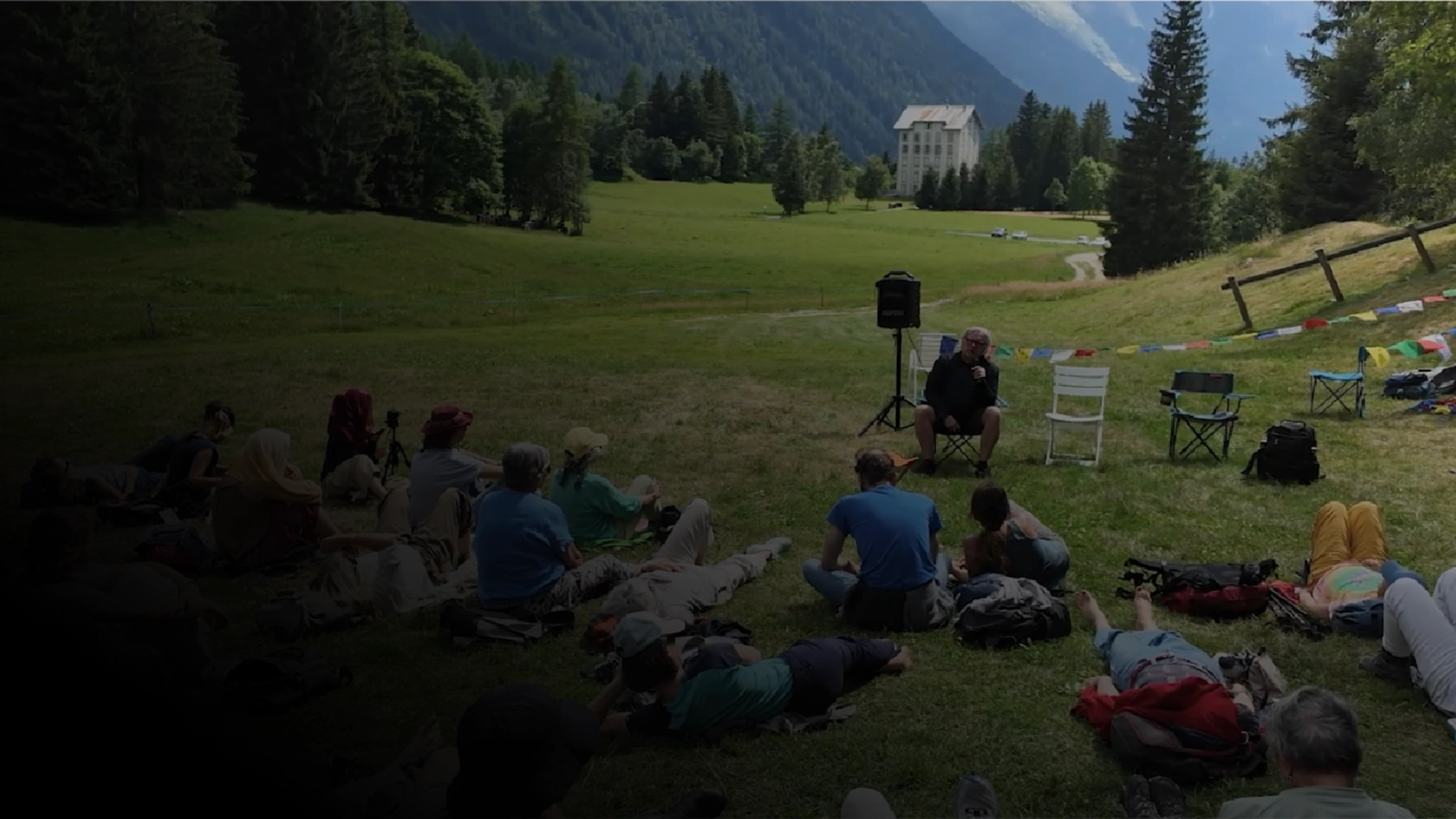 Au festival "Chemin faisant" à Chamonix