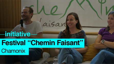 Au festival "Chemin faisant" à Chamonix