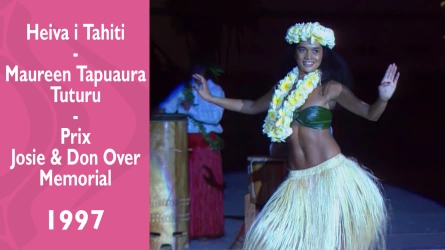 Heiva i Tahiti 1997 - Maureen Tupuaura Tuturu - O Tahiti E - Prix Josie & Don Over Memorial