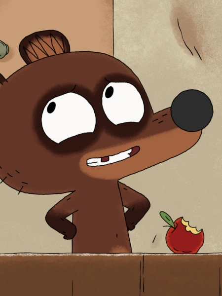 An improvised snack (Pompon little bear)