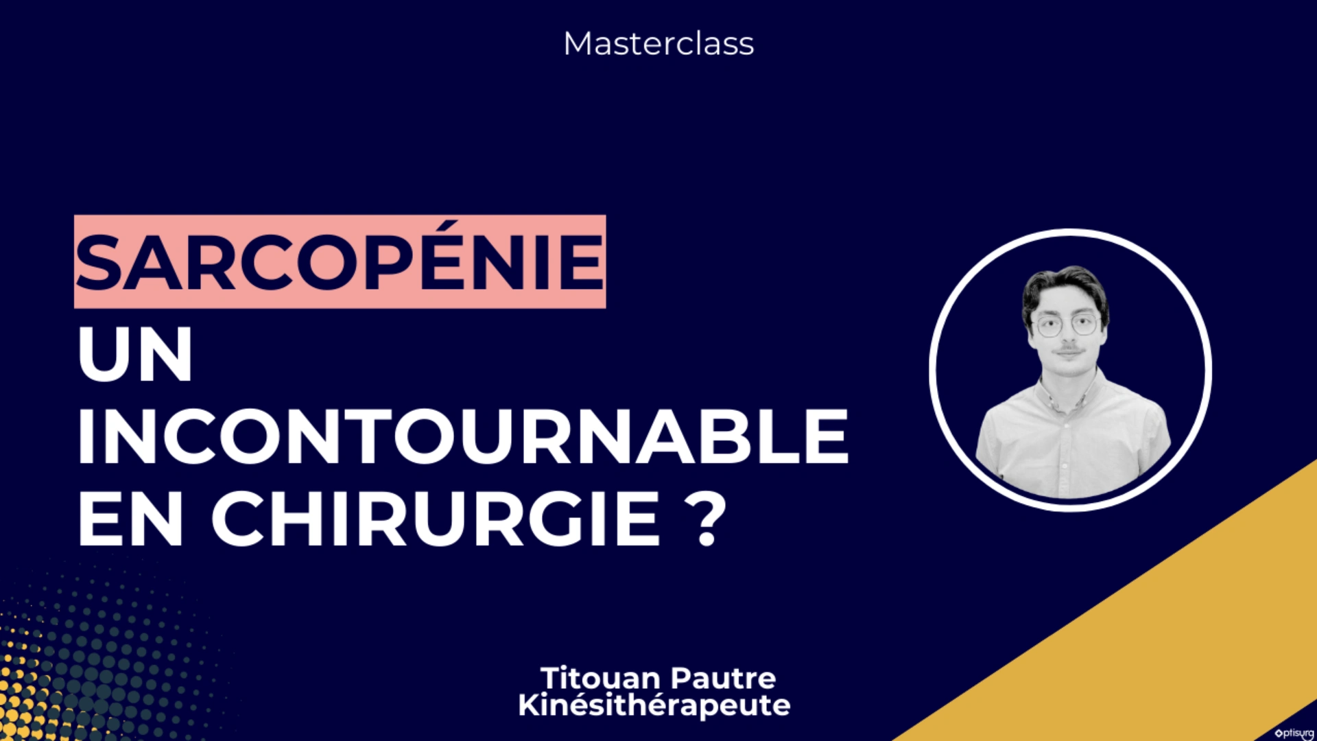 La sarcopénie : un incontournable en chirurgie ?