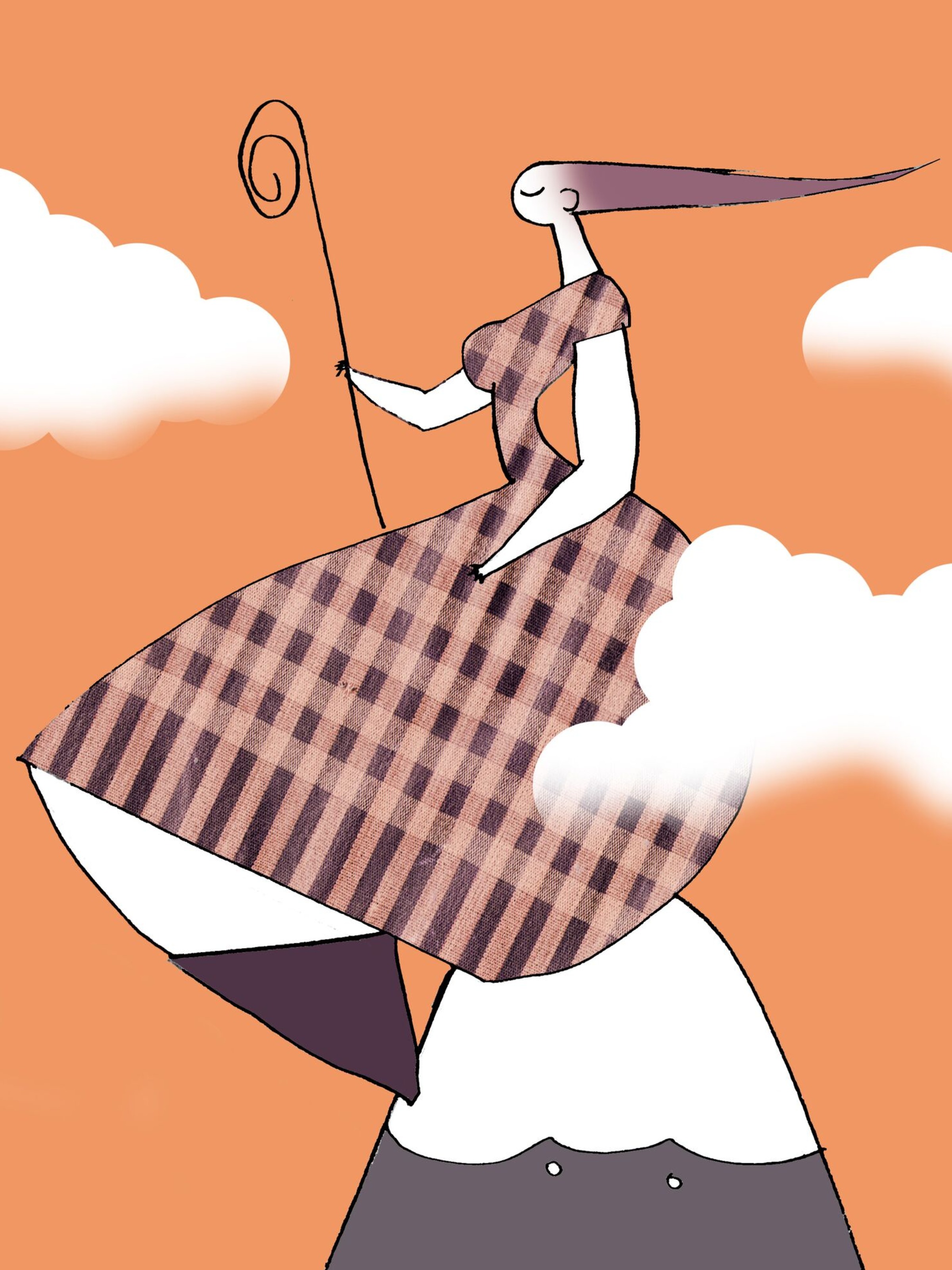 It rains Shepherdess