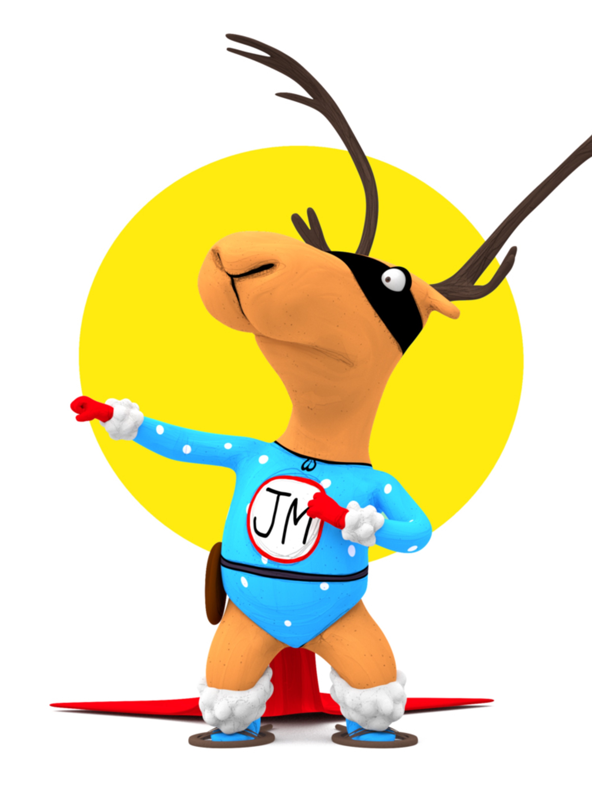 Jean-Michel the woodland caribou