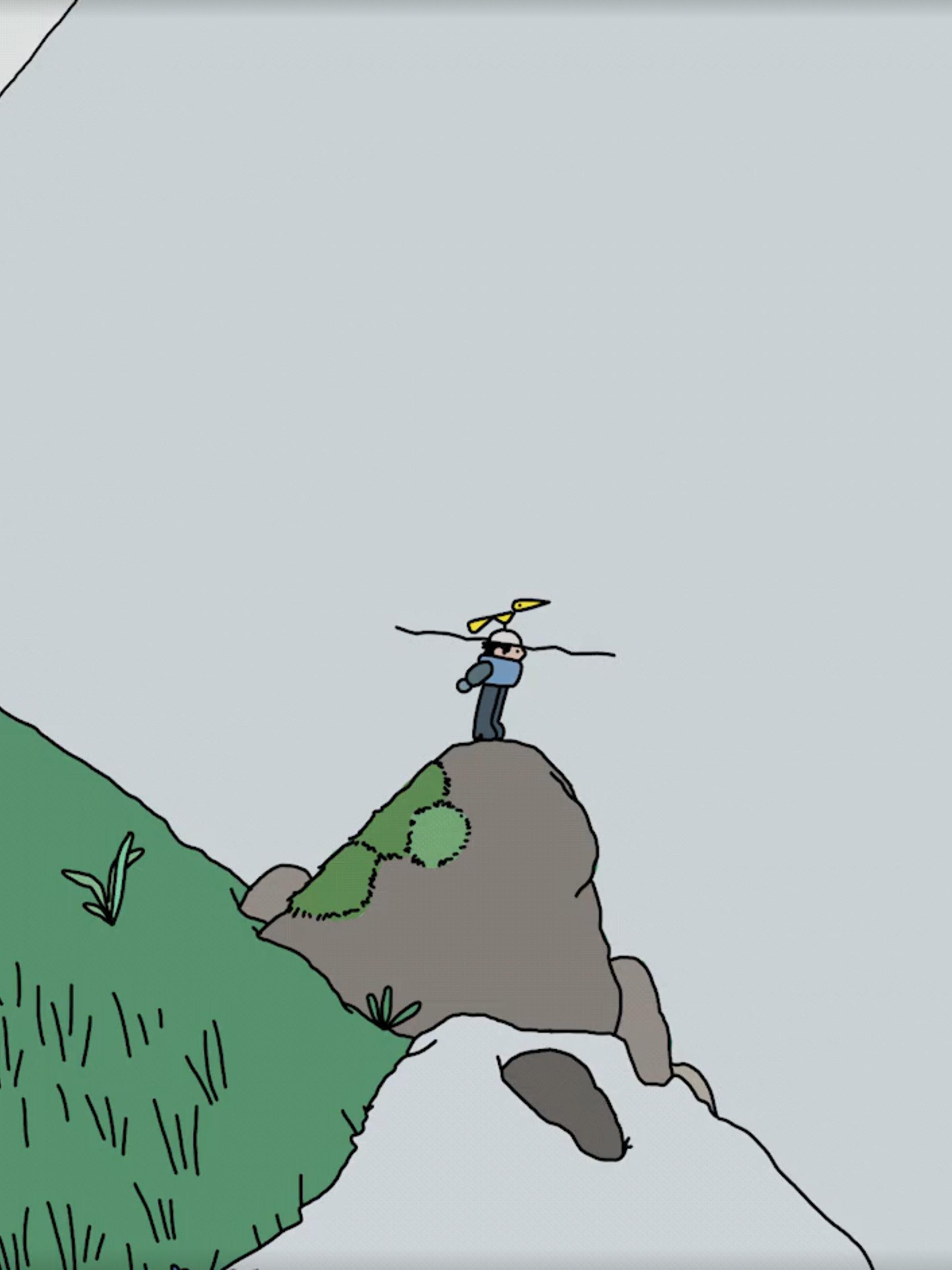 The Man with Birds