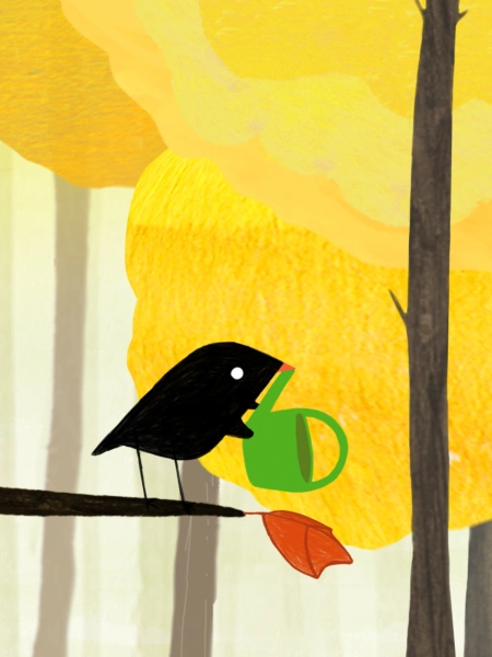The little bird and the squirrel