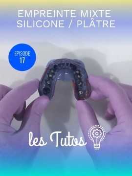 Empreinte mixte silicone / plâtre