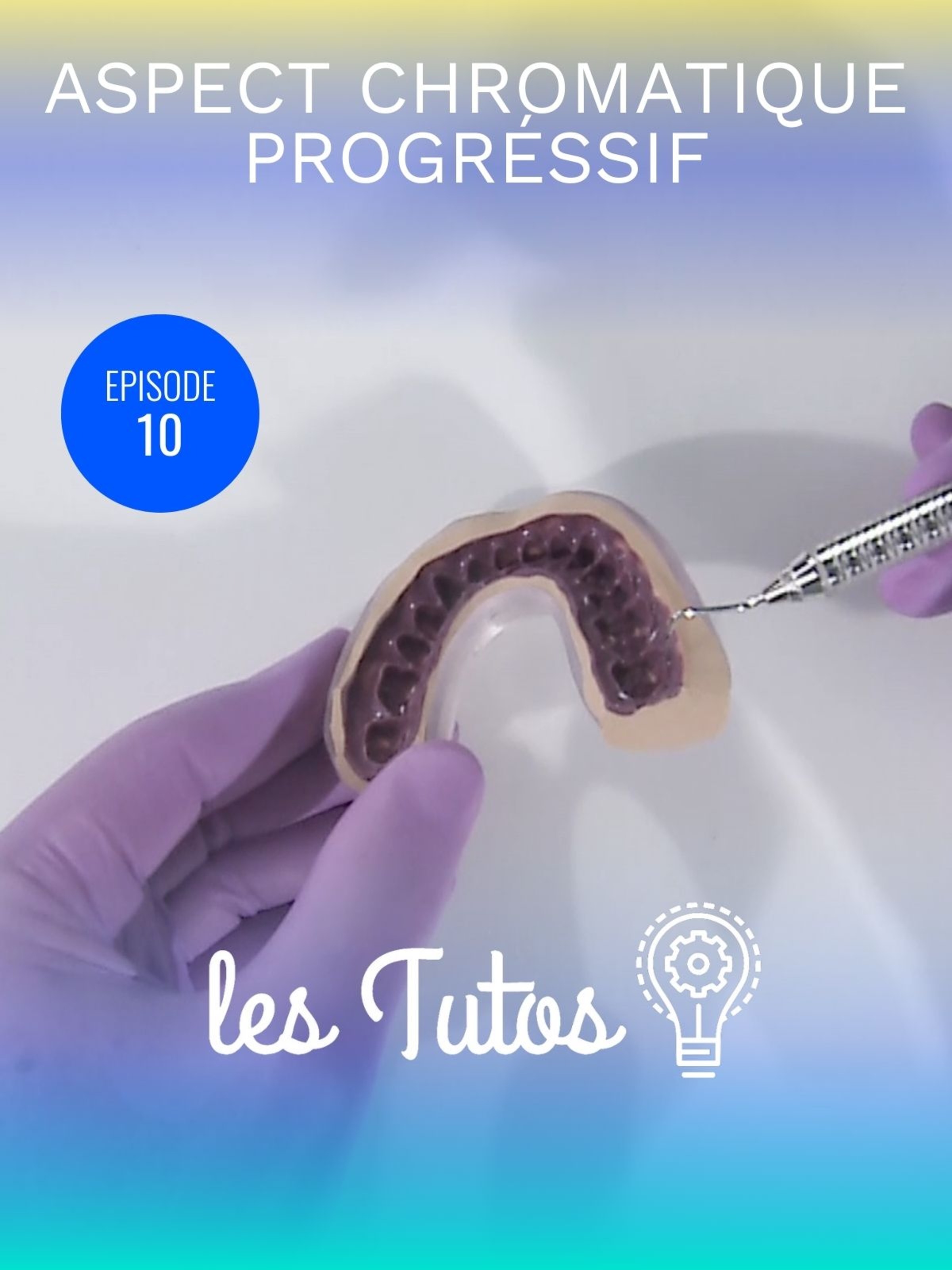 Aspect chromatique progressif et naturel des temporaires