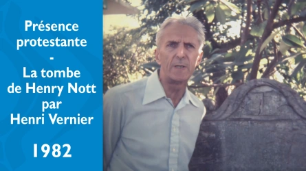 Présence protestante - La tombe de Henry Nott