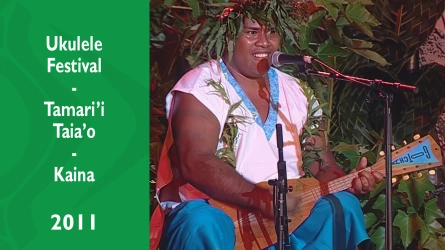 Ukulele Festival 2011 - Tamarii Taia'o (Tiarei) - Catégorie kaina