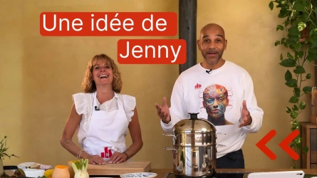 Une idée de Jenny: Dos de cabillaud vapeur, courge butternut.