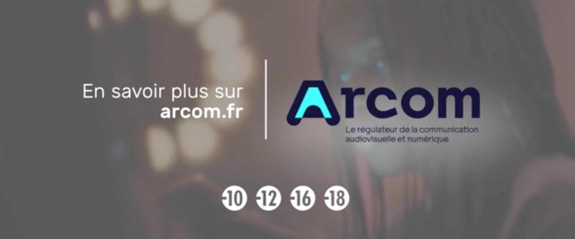Arcom - campagne signalétique jeunesse 8-10
