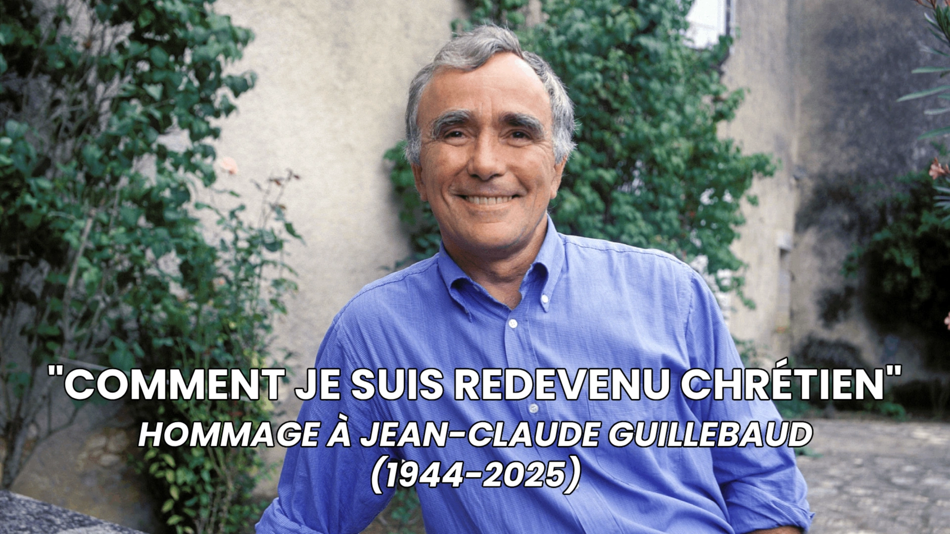 Comment je suis redevenu chrétien - Interview de Jean-Claude Guillebaud