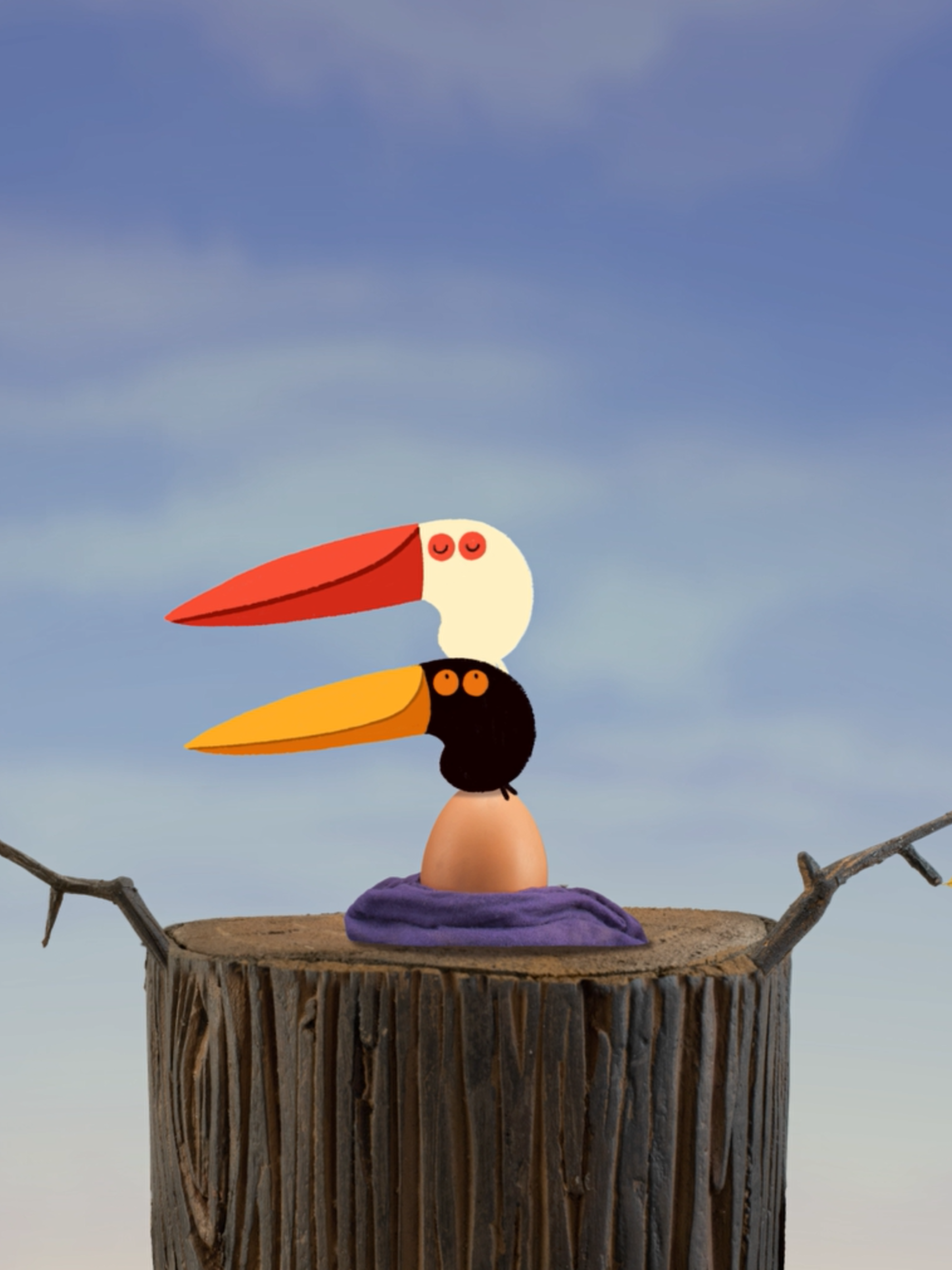 L' Œuf (Deux petits oiseaux)