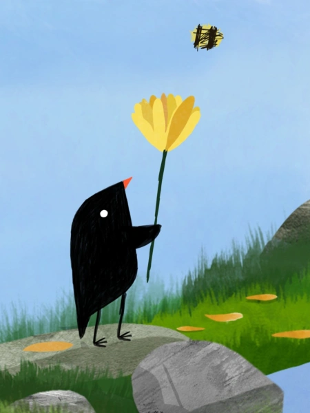 Le Petit Oiseau et les Abeilles