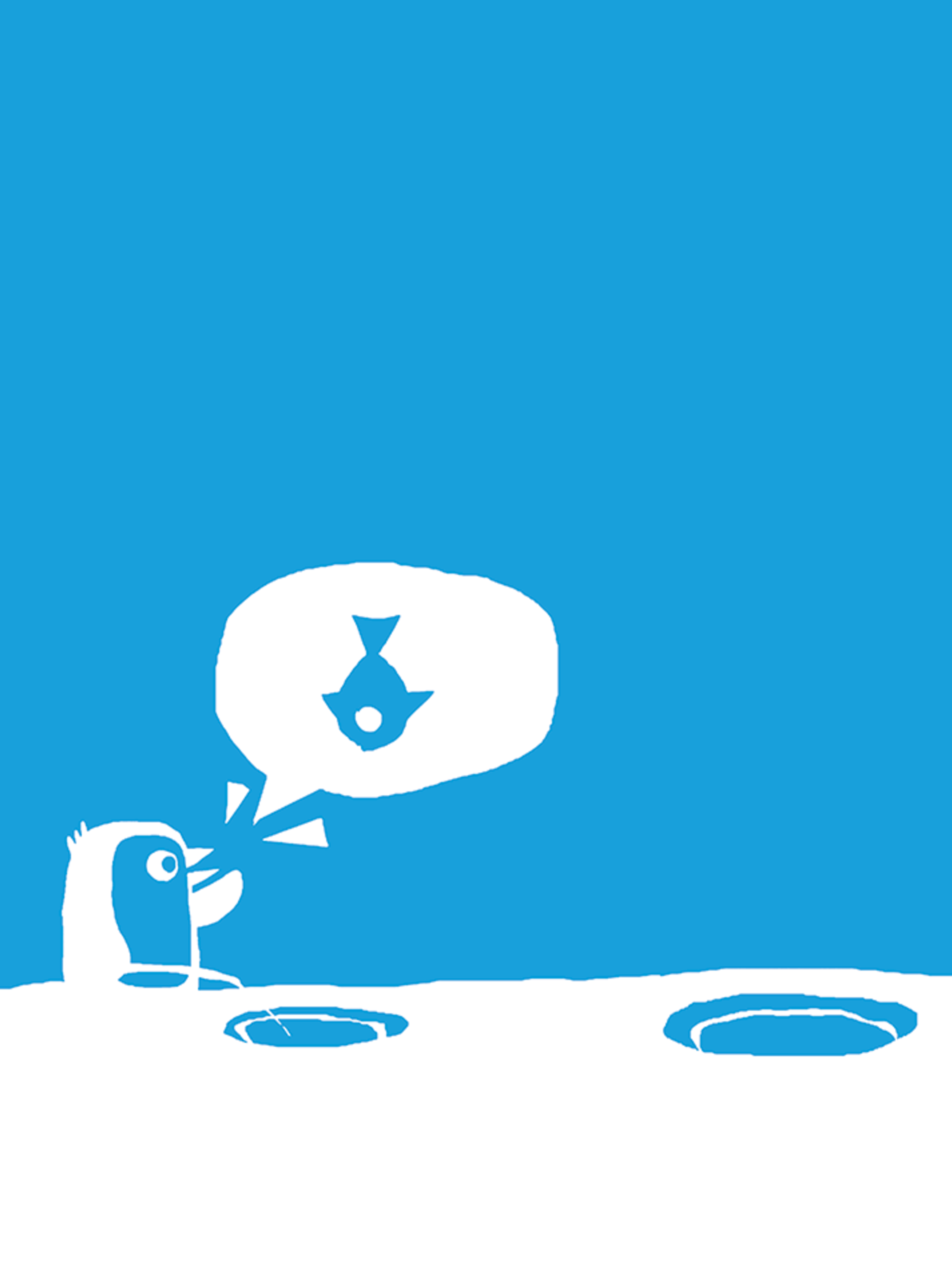 Le Petit Pingouin et le Poisson rouge