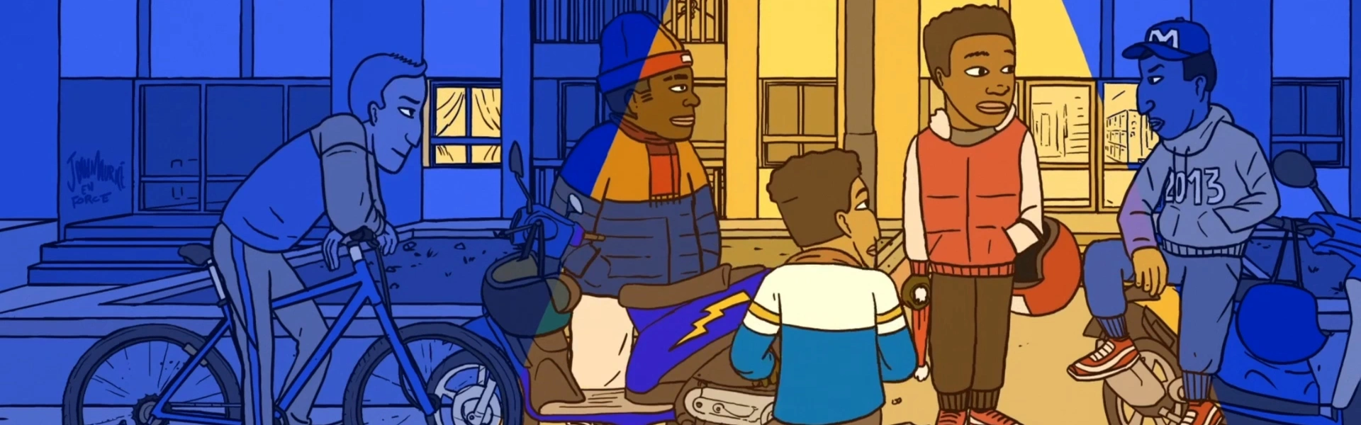 Marcel le Père Noël et le Petit Livreur de pizzas