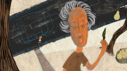 Le jardin de poiriers