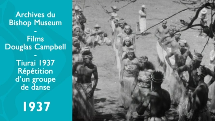 Films de Douglas Campbell - Tiurai 1937 - Répétition d'un groupe de danse