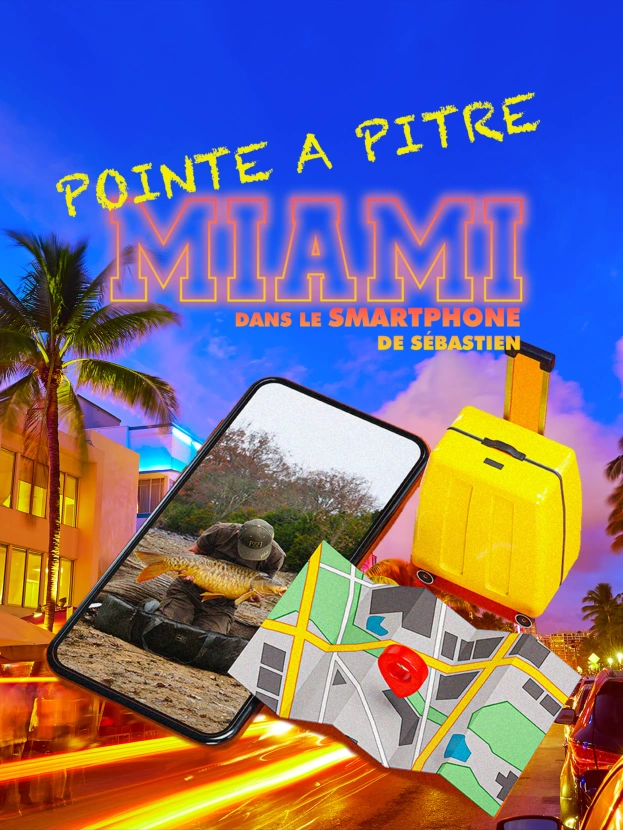 Pointe à Pitre/MIAMI, dans le smartphone de Sébastien.