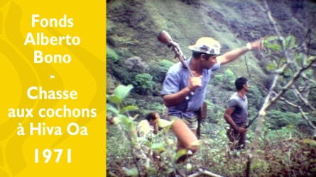 Chasse au cochon à Hiva Oa