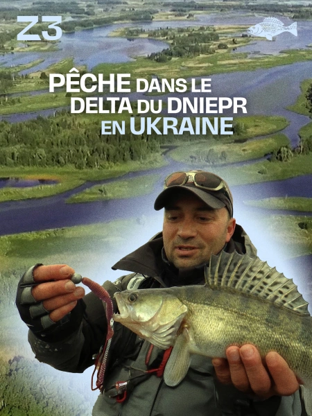Pêche dans le delta du Dniepr en Ukraine
