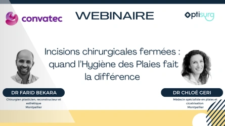 Incisions chirurgicales fermées :  quand l’Hygiène des Plaies fait la différence